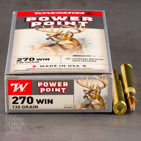 20rds - 270 Winchester 130gr. Super-X Power-Point Ammo