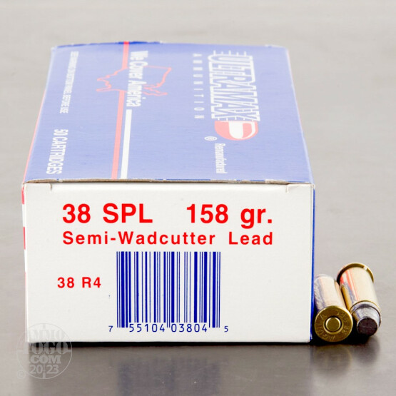 50rds - 38 Special Ultramax 158gr. LSWC Ammo