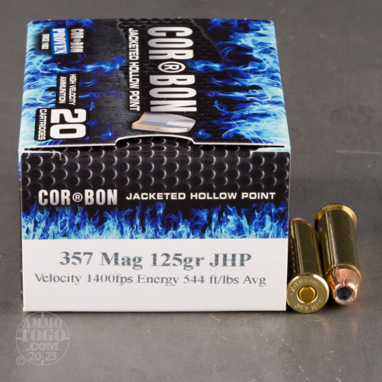 20rds - 357 Mag Corbon 125gr. HP Ammo