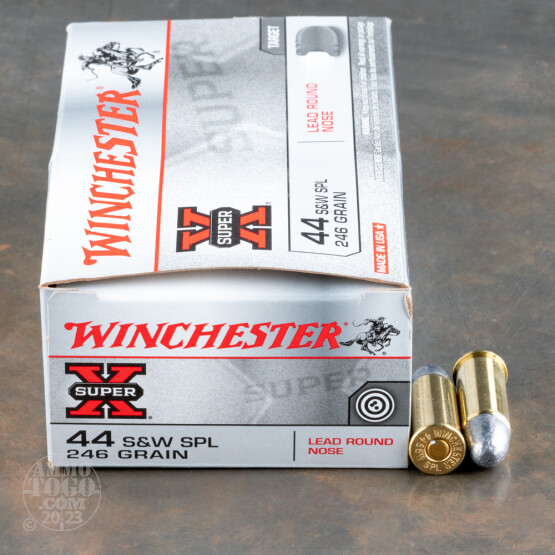 50rds - 44 Special Winchester Super-X 246gr. Lead Round Nose Ammo