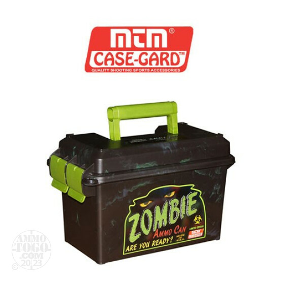1 - MTM 50 Cal Size Zombie Ammo Can - Brown/Green
