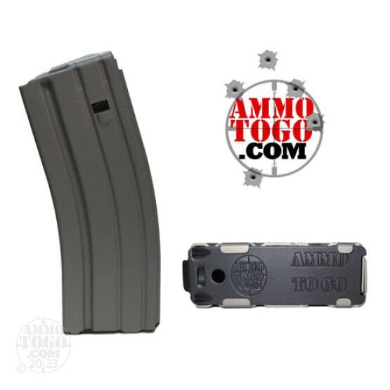 10 - Ammo To Go ASC AR-15 Aluminum 30rd. Magazine Gray Color