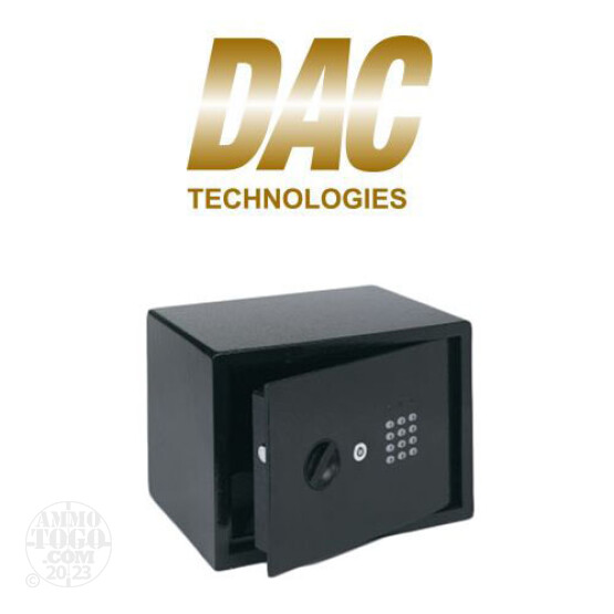 1 - DAC Technologies Electric Lit Keypad 14"x10"x10" Black Digital Security Safe