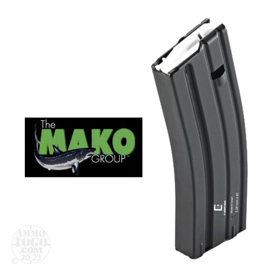1 - Mako E-Lander AR-15/M16 30rd Blued Steel Magazine