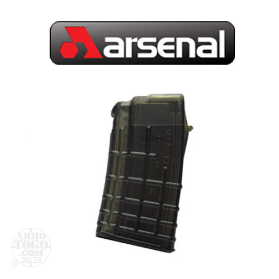 1 - Arsenal Inc. AK-74 5.56x45 20rd. Clear/Smoke Polymer Magazine