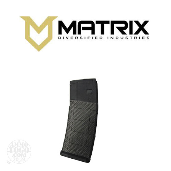 1 - Matrix Diversified With Magpul PMAG P30 AR15 Carbon Fiber 30rd. Magazine