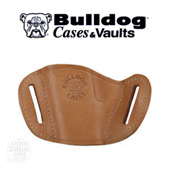 1 - Bulldog Tan Leather Holster Small Right Hand