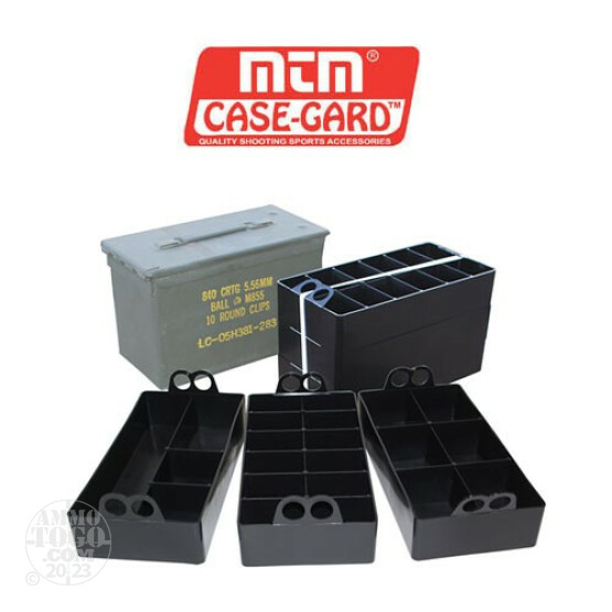 1 - MTM Ammo Can Organizer for 50 Cal. Ammo Can 3 Pack Black