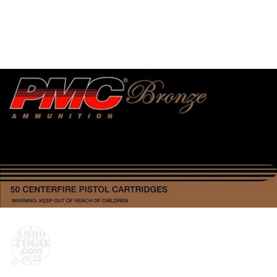 50rds - 357 Mag PMC Bronze 125gr. Hollow Point Ammo