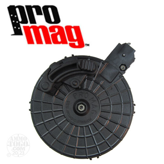 1 - ProMag Ruger 10/22 50rd. Drum Magazine - Black Polymer