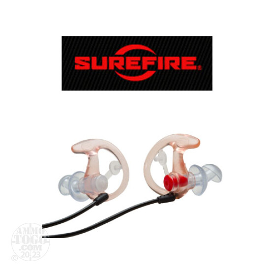 1 - Surefire Earpro EP3 Medium Clear Hearing Protection Earpieces