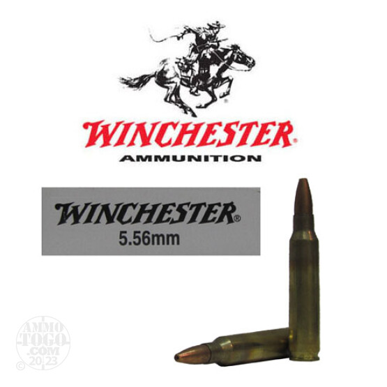 200rds - 5.56 Winchester ZQ3315 Open Tip 62gr. FBI Training Ammo