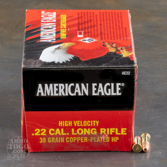 400rds – 22 LR Federal American Eagle 38gr. CPHP Ammo