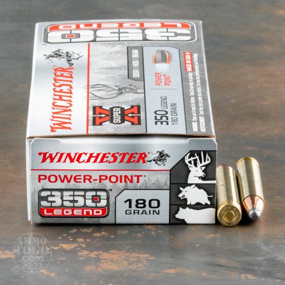 20rds – 350 Legend Winchester Super-X 180gr. Power Point Ammo