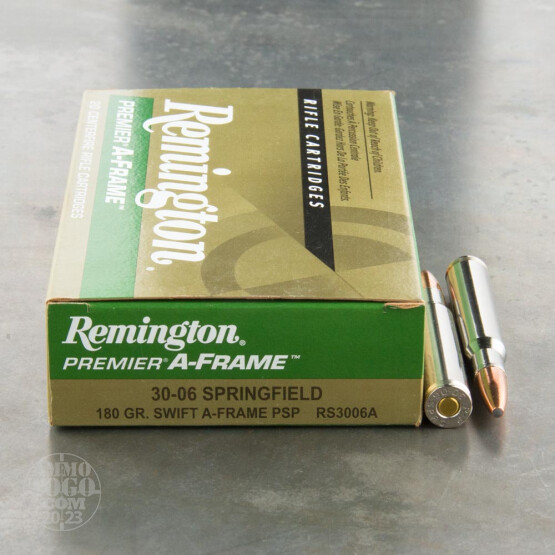 20rds - 30-06 Remington Premier 180gr. Swift A-Frame PSP Ammo
