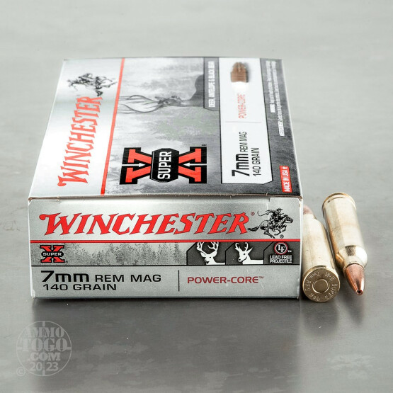20rds - 7mm Rem. Mag Winchester Super-X 140gr. Power Core 95/5 Ammo