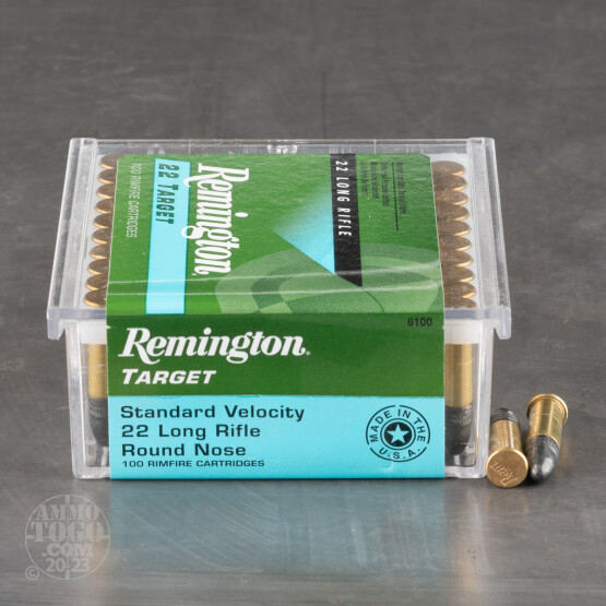 100rds - 22LR Remington Target 40gr. Round Nose Ammo