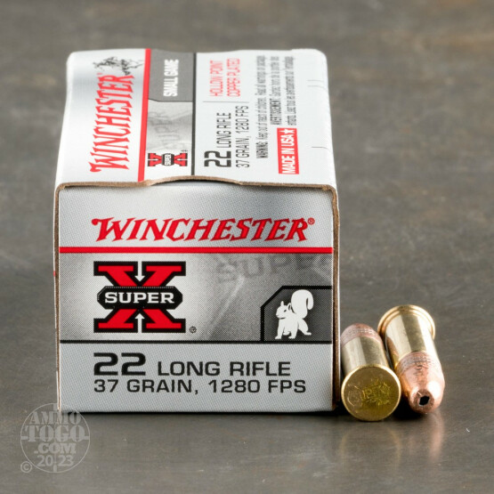 500rds – 22 LR Winchester Super-X 37gr. CPHP Ammo