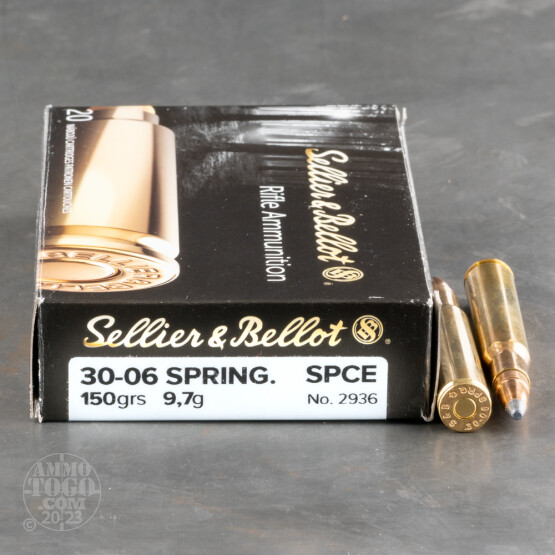400rds – 30-06 Sellier & Bellot 150gr. SPCE Ammo
