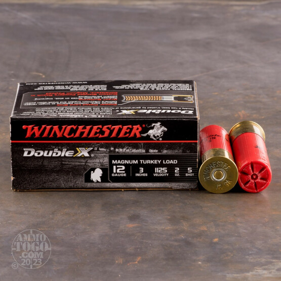 10rds - 12 Gauge Winchester Double-X 3" 2oz. #5 Shot Ammo