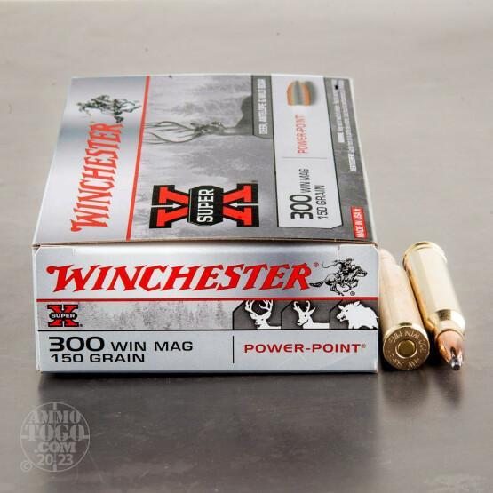 20rds - 300 Win. Mag. Winchester 150gr. Super-X Power Point Ammo