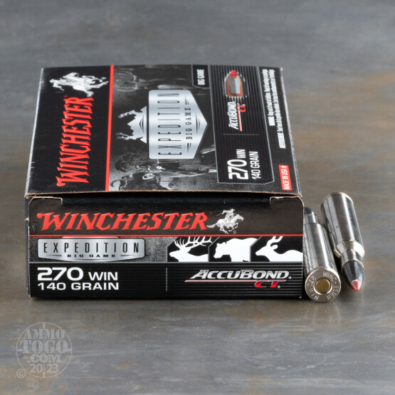 20rds - 270 Winchester Supreme 140gr. AccuBond Ammo