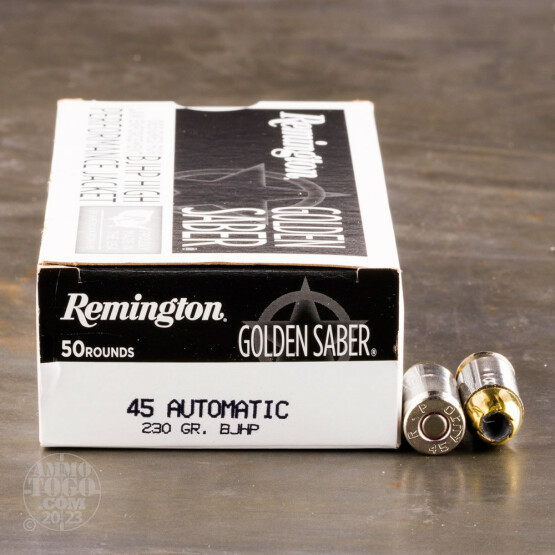 500rds – 45 ACP Remington Golden Saber 230gr. BJHP Ammo