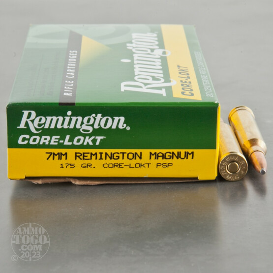 20rds - 7mm Rem Mag Express Core-Lokt 175gr. Pointed Soft Point Ammo