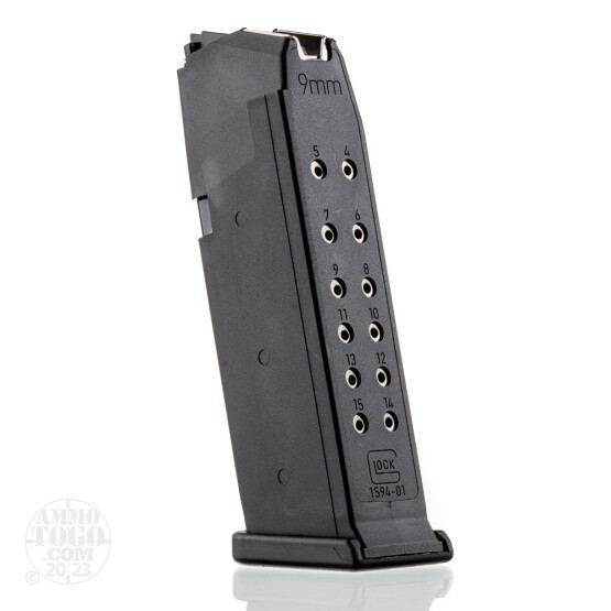 1 - Factory New Glock 19 9mm 15rd. Magazine