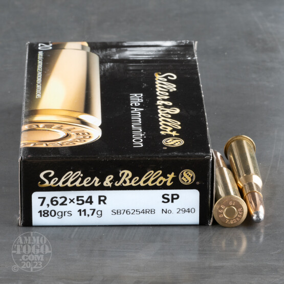 20rds – 7.62x54R Sellier & Bellot 180gr. SP Ammo
