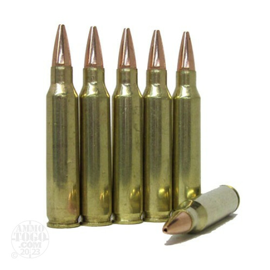 100rds - .223 DRS 68gr. BTHP Ammo Once Fired Brass
