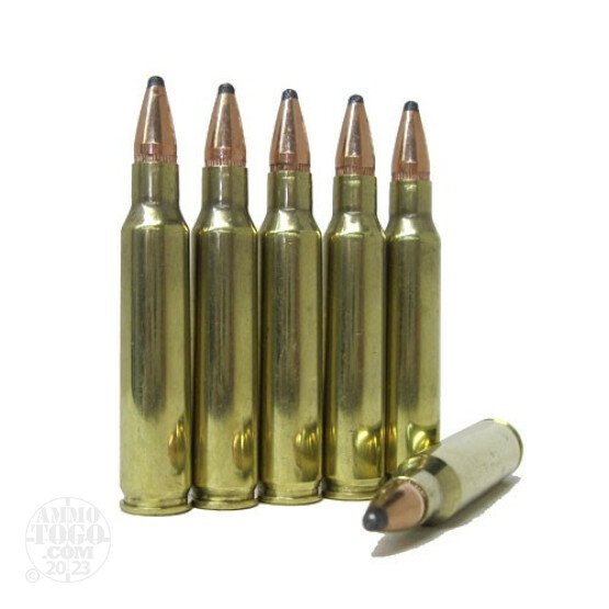 100rds - .223 DRS 55gr. Soft Point Ammo Once Fired Brass