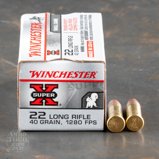 500rds - 22LR Winchester 40gr. Power Point Hollow Point