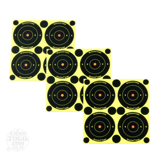1 - Birchwood Casey Shoot N C Target 3" Bullseye 48 Pack
