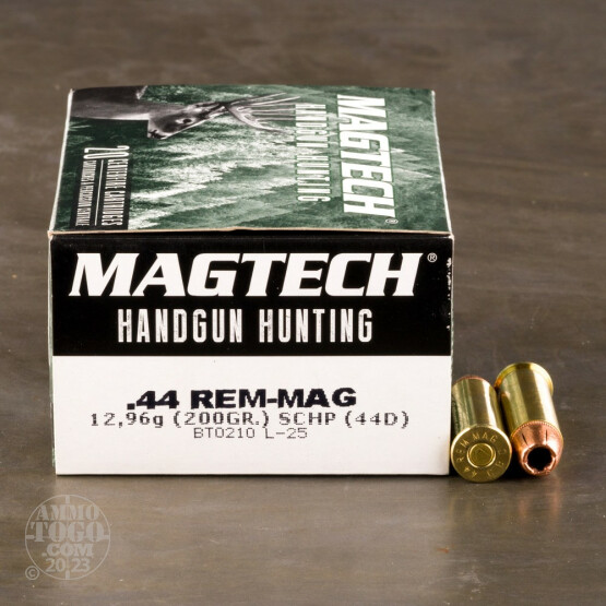 20rds – 44 Mag Magtech 200gr. SCHP Ammo 