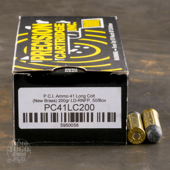 50rds - 41 Colt PCI 200gr. Lead RNFP Ammo