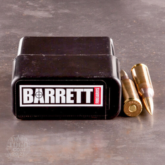 10rds - .416 Barrett 395gr. VLD Solid Brass Ammo