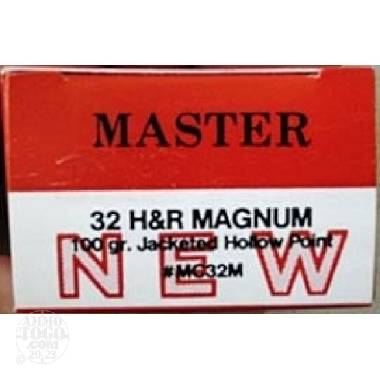 50rds - 32 H&R Magnum Master Cartridge 100gr. HP Ammo