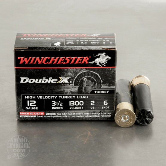 10rds - 12 Gauge Winchester Supreme 3 1/2"  2oz.  #6 Turkey Load