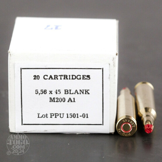 20rds – A1 5.56x45 Prvi Partizan Blanks Ammo