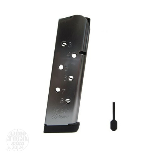1 - C Products 45 ACP Model 1911 8rd. Magazine Stainless Steel