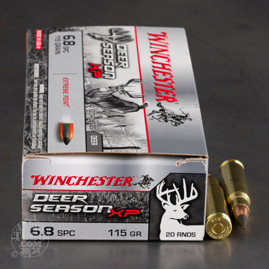 20rds – 6.8 SPC Winchester Deer Season XP 115gr. Extreme Point Ammo