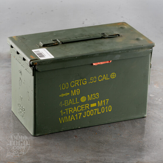 1 - Surplus Mil Spec Ammo Can - Good Condition 50 Cal M2A1