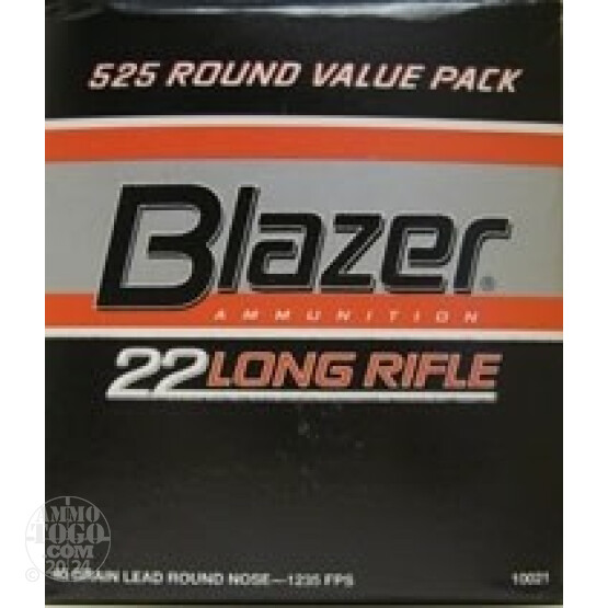 525rds - 22LR CCI Blazer 40gr. Solid Point Value Pack Ammo