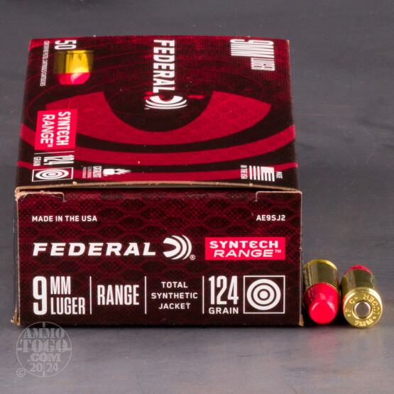 500rds – 9mm Federal Syntech 124gr. Total Synthetic Jacket FN Ammo