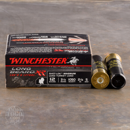 10rds – 12 Gauge Winchester Long Beard XR 3-1/2" #5 Shot Ammo