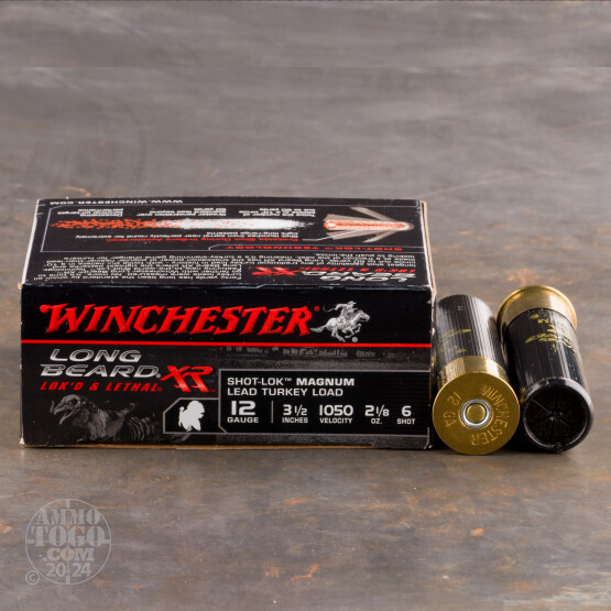  10rds – 12 Gauge Winchester 3-1/2" Long Beard XR #6 Shot Ammo