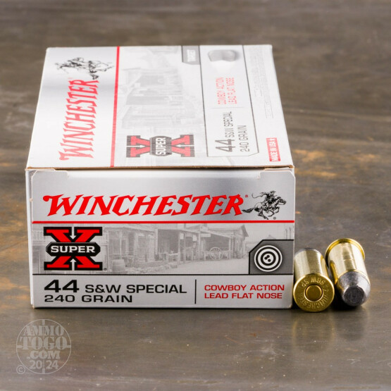 500rds - 44 Special Winchester Cowboy 240gr. Lead Flat Nose Ammo