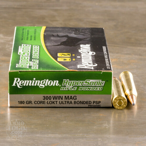 20rds - 300 Win Mag Remington Core-Lokt Ultra Bonded 180gr. PSP Ammo