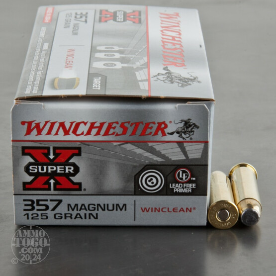 50rds - 357 Mag Winchester WINCLEAN 125gr Jacketed Soft Point